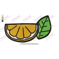 Notch of Orang Fruit Embroidery Design